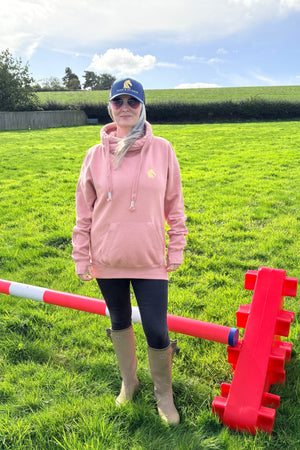 Sage & Stirrup Signature Cross-Neck Hoodie