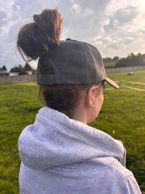 Sage & Stirrup Signature Ponytail Trucker Cap