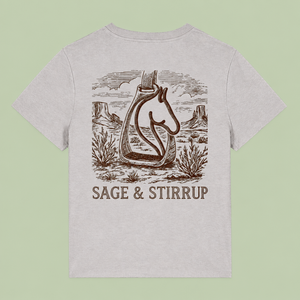 Western T-shirt mock-up preview 2